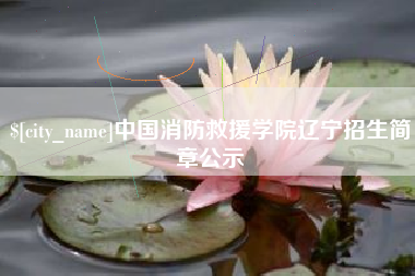 博罗中国消防救援学院辽宁招生简章公示