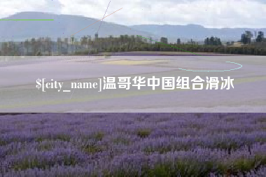 博罗温哥华中国组合滑冰