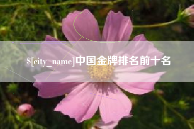博罗中国金牌排名前十名