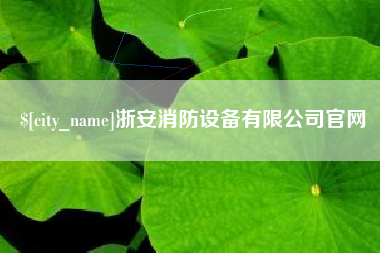 博罗浙安消防设备有限公司官网