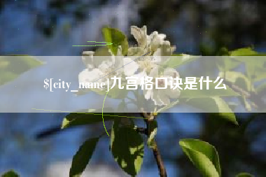 博罗九宫格口诀是什么
