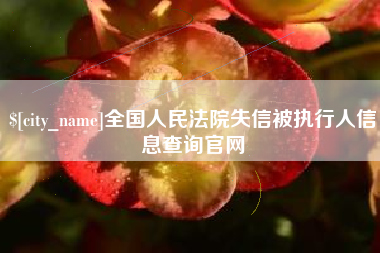 博罗全国人民法院失信被执行人信息查询官网
