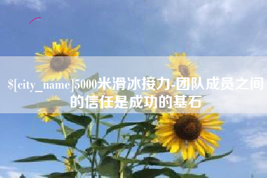 博罗5000米滑冰接力-团队成员之间的信任是成功的基石