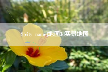 博罗地图3d实景地图