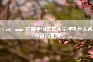 博罗法院全国失信人员被执行人名单查询官网