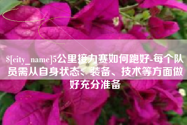 博罗5公里接力赛如何跑好-每个队员需从自身状态、装备、技术等方面做好充分准备