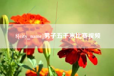 博罗男子五千米比赛视频