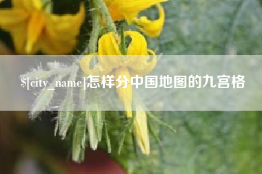博罗怎样分中国地图的九宫格