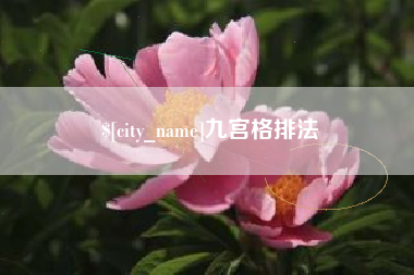 博罗九宫格排法