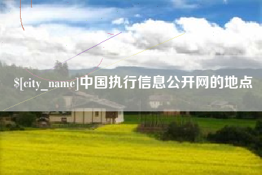 博罗中国执行信息公开网的地点