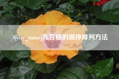 博罗九宫格的顺序排列方法