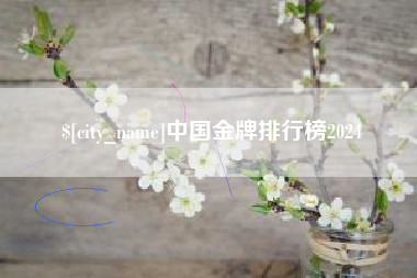 博罗中国金牌排行榜2024