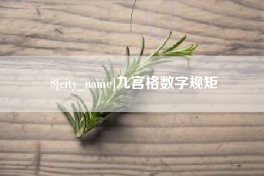 博罗九宫格数字规矩