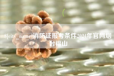 博罗消防证报考条件2024年官网烟台福山